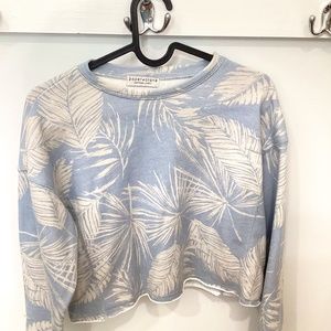 Psalm tree print sweatshirt